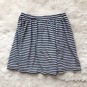 Jcrew Crewcuts Navy/White Striped Skirt